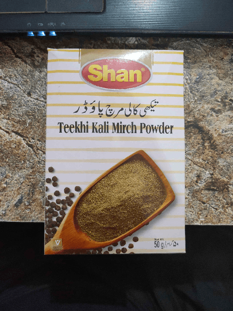 Shan Teekhi Kali Mirch Powder 50gm (Black Pepper)