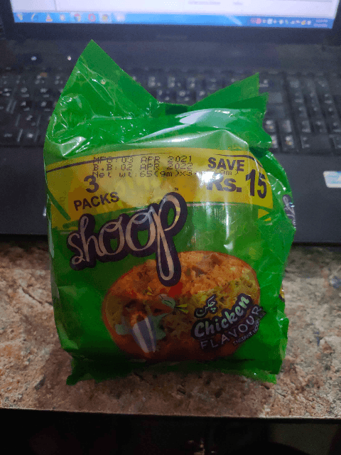 Shoop Noodles Chicken (Pack of 3) 65gm
