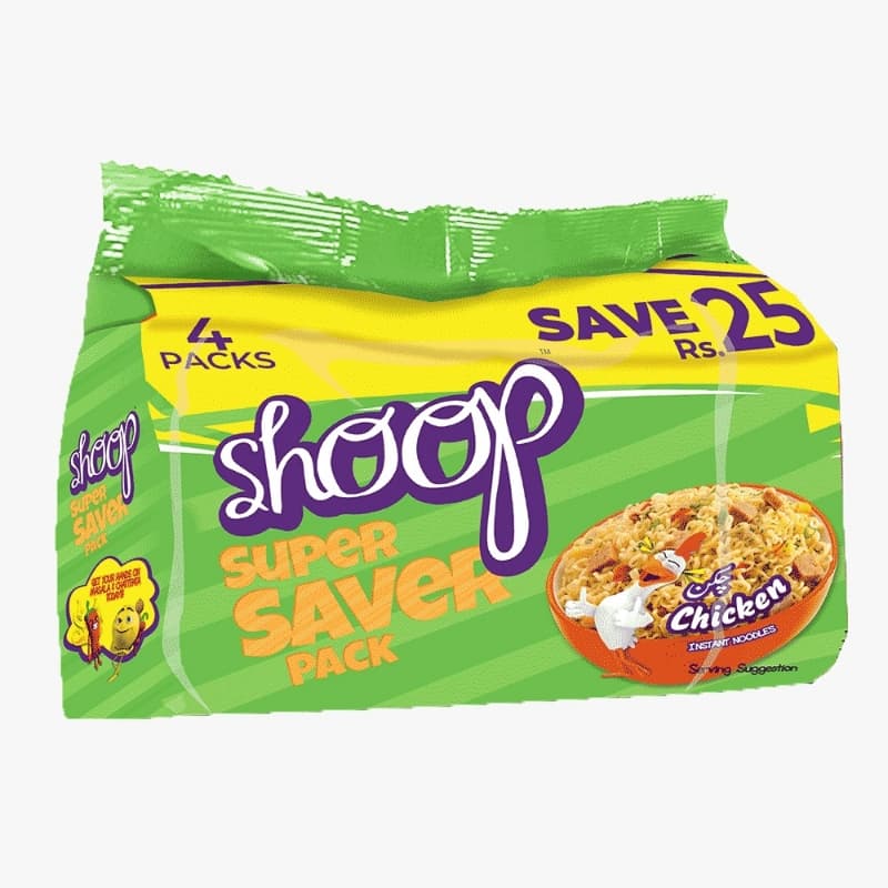 Shoop Noodles Chicken (Pack of 04) 65gm