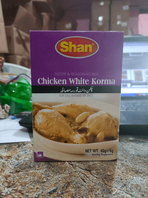 Shan Chicken White Korma 40gm