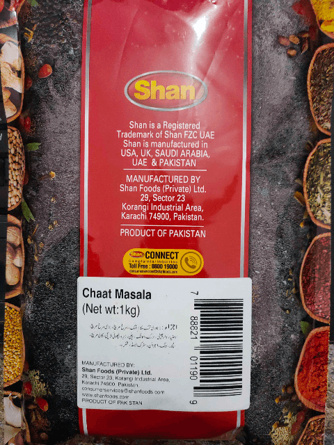 Shan Chaat Masala 01 KG