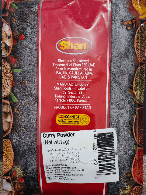 Shan Curry Powder (Salan Masala) 01 KG