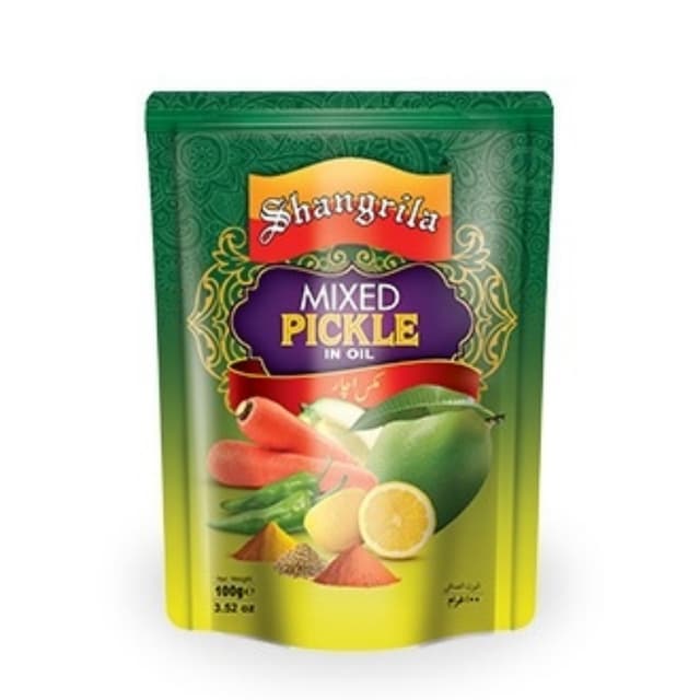 Shangrila Mixed Pickle Sachet 100gm × 12 Pcs
