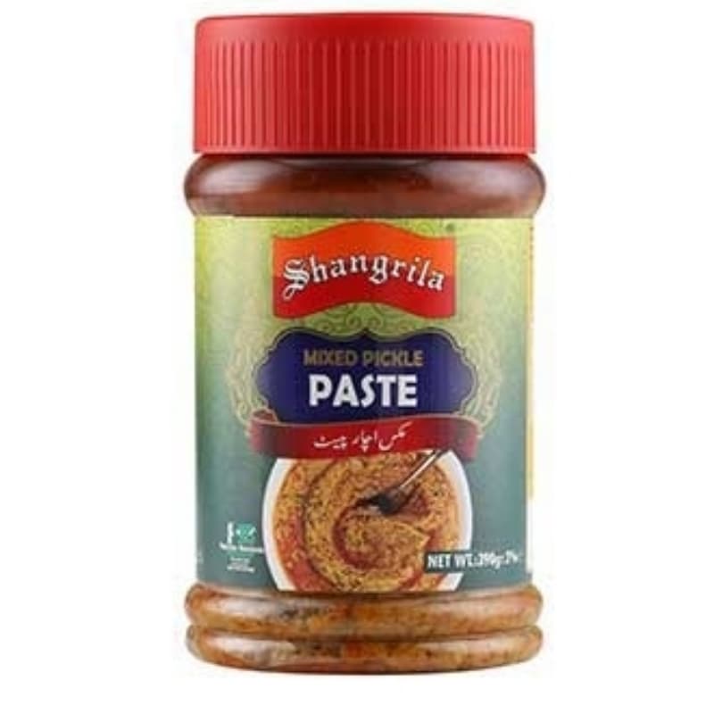 Shangrila Mixed Pickle Paste Plastic Jar 390gm