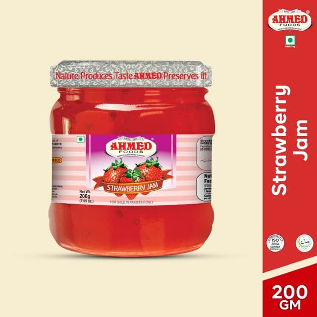Ahmed Jam Strawberry 200gm