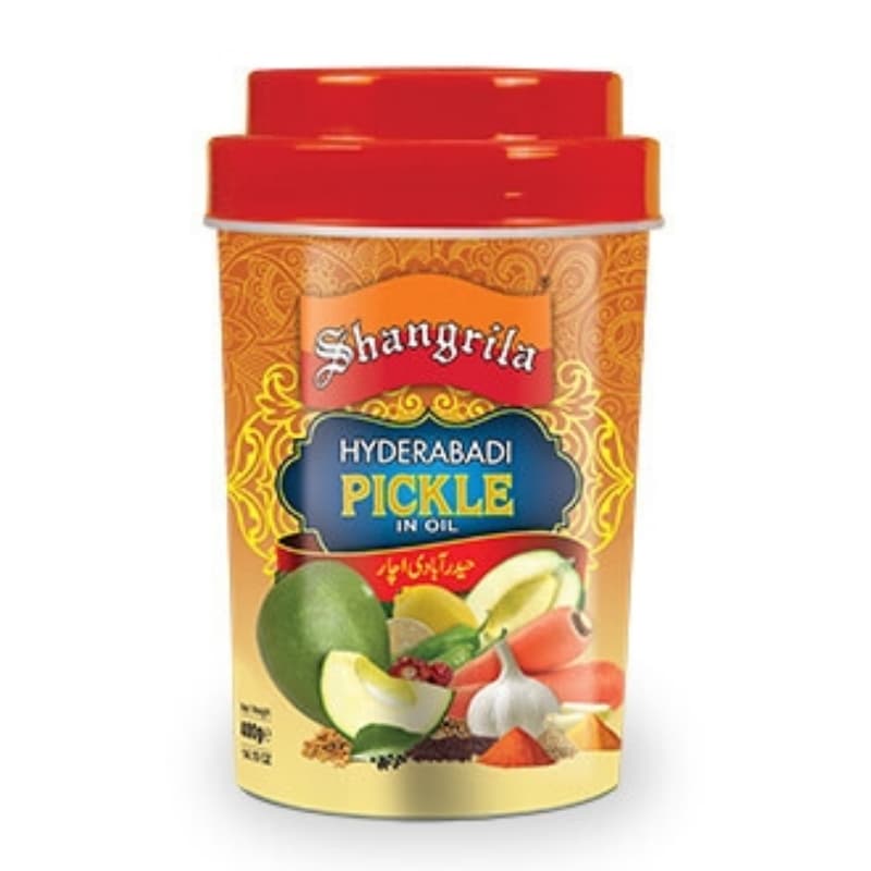 Shangrila Hyderabadi Pickle Plastic Jar 400gm