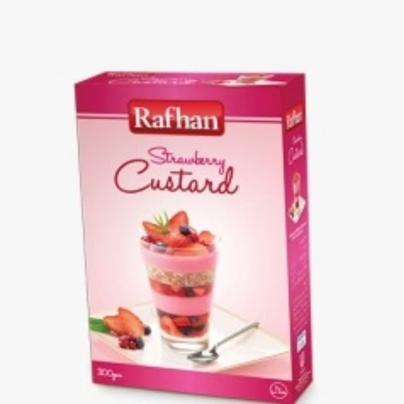 Rafhan Strawberry Custard 300GM